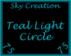 Teal Light Circle