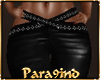 P9) Black  Leather Pants