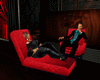 ~NVA~Red Therapist Couch