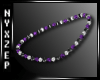 Purple & Black Necklace