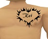 Kei chest tattoo