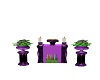 purple easter podium