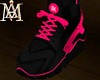 *Black&Pink Sneakers