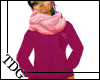 !TDG* Pink sweater&scarf