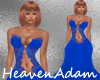 Elegant blue gown