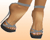 Sexy grey sandals *K313*