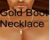 TBA-Gold Boot Necklace