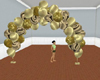 gold prom ballons