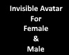 Invisible Avatar F&M