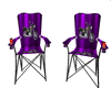 dee purple harley chair