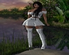 white full outfit
