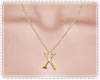 Necklace of letters X