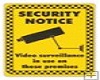 security sticker warning