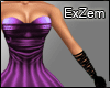 Exz-Purple Dolka Dress