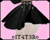 T✰ Skirt Blk&White