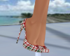 Xmas Plaid Heels
