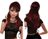 Bow hairstyle - red -