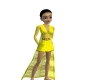 Yellow Regal Dress