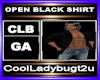 OPEN BLACK SHIRT
