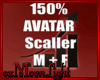 150% Avatar Scaler M+F