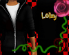 [D] Black Lolzy Sweater