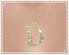 Necklace of letters D