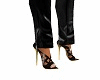 Black Lace Spike Heels