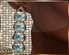 MK Gloss Aqua Earrings