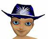 blue cowboy hat