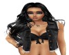 DENIM VEST *BLACK*
