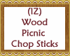 Wood Picnic Chop Sticks