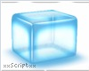SCR. Blue Neon Cube