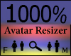 Any Avatar Size,1000%