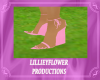 (LF) Pink Wedge Heels