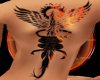 (OA) Phoenix Back Tattoo