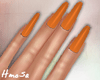H* Orange Nails/ Dev