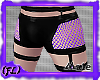 {FL}Blk/Purp Shorts