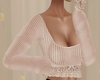 [S] Pink Lace Sweater