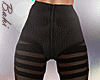 Stripped Black Leggings