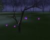 Prpl Skull Decore Tree