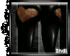 !INDI! I<3U PVC Pant Blk