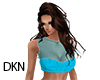 DKN - SEXY BLUE TOP