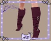 Boots Knee Purple