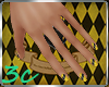 [3c] Hufflepuff Nails 2