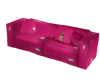 pink patched couch