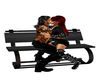 kiss on the bench