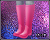 M:: Rubber Boots - Pink