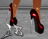 JB Red Needle Heels