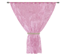 Pink Velour Curtain