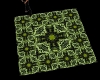 Green Pattern rug